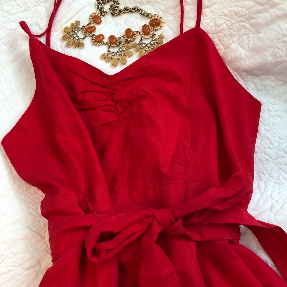 Red dress
